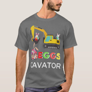 EGGSCAVATOR Eggs Kavator Kinder Kleinkinder Niedli T-Shirt