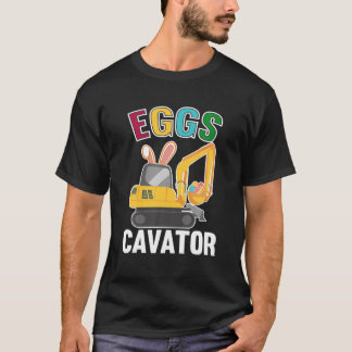 Eggscavator Funny Grabator Egg Jagen Kinder Happy  T-Shirt