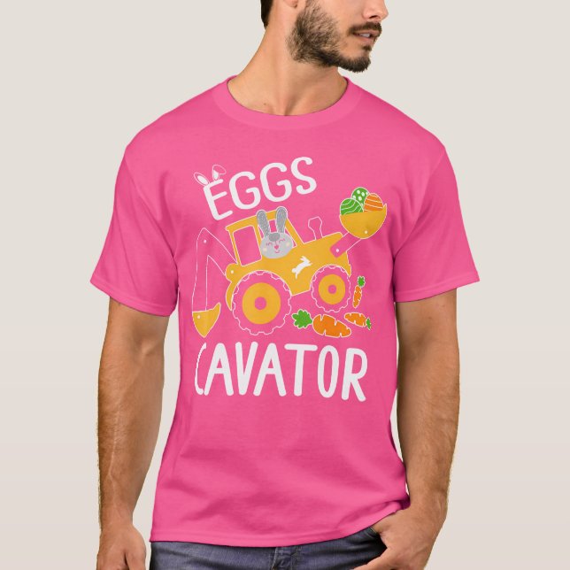 Eggscavator Ostereier Jagd Bau LKW Gi T-Shirt (Vorderseite)