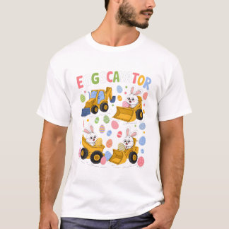 Eggscavator Ostereier Jagdfahrzeug T-Shirt