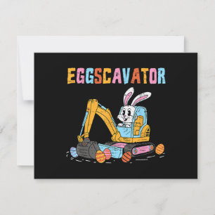 Eggscavator Ostereier Jagdwagen bis Einladung