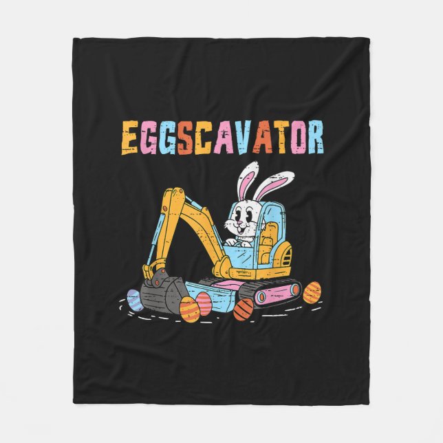 Eggscavator Ostereier Jagdwagen bis Fleecedecke (Vorderseite)