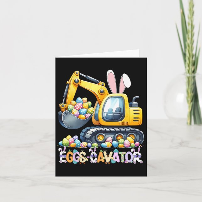 Eggscavator Ostereier Jagdwagen bis Karte (Vorderseite)