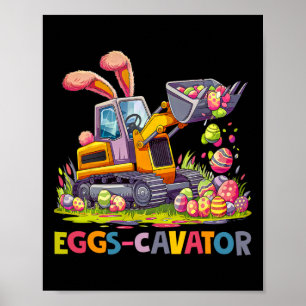 Eggscavator Ostereier Jagdwagen bis Poster