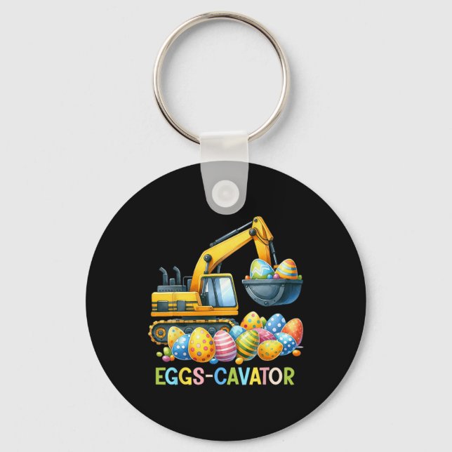 Eggscavator Ostereier-Suche-Bau-LKWs Zu Schlüsselanhänger (Vorderseite)