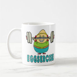 Eggsercise Egg Pun Übung Kaffeetasse