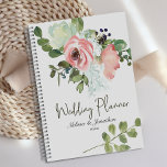 Eggshell and Blush Floral Wedding Planner Planer<br><div class="desc">Weiches Aquarell Eggshell und Blush Floral. Personalisieren Sie Ihre Veranstaltungsdetails einfach und schnell,  indem Sie einfach den Knopf Anpassen drücken. Koordination zurück. In unserem Zazzle-Shop finden Sie passende Artikel,  um Ihre Veranstaltungskollektion abzuschließen!</div>
