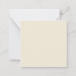 Eggshell Solid Color Mitteilungskarte