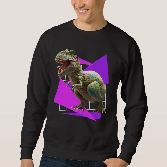 Eggspert Easter Eggs Hunt Dinosaur Easter Bunnies  Sweatshirt (Vorderseite)