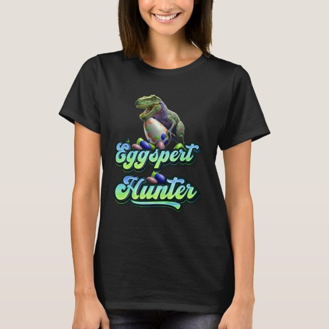 Eggspert Easter Eggs Hunter Easter Dinosaur Egg  1 T-Shirt (Vorderseite)