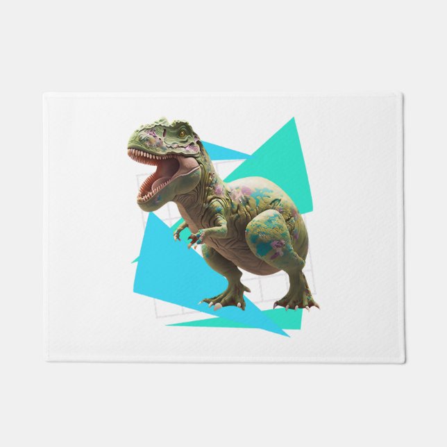 Eggspert Ostereier Hunt Dinosaur OsterBunnies Fußmatte (Vorderseite)