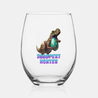 Eggspert Ostereier Hunt Dinosaur OsterBunnies Weinglas Ohne Stiel
