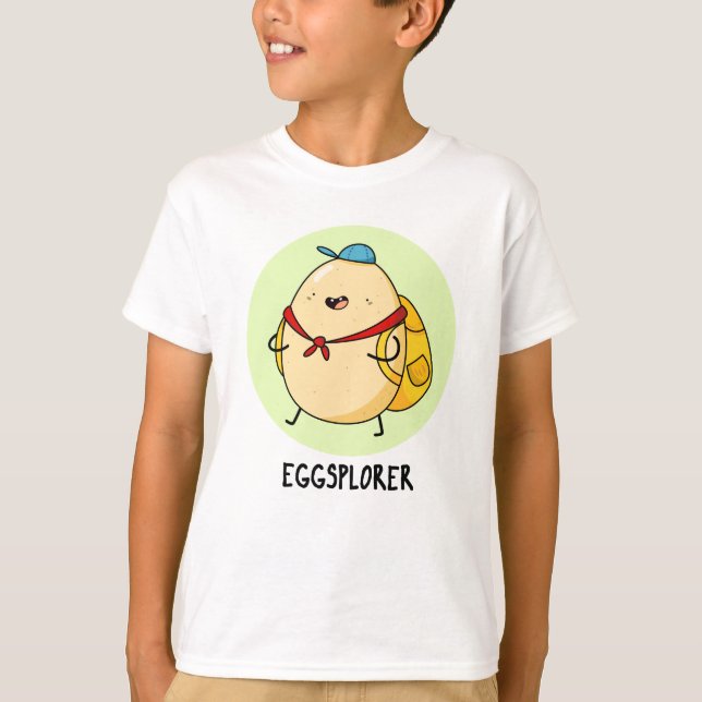 Eggsplorer Funny Egg Explorer Puff T-Shirt (Vorderseite)
