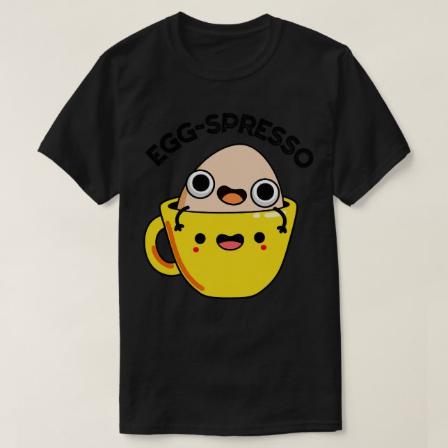 Eggspresso schneiden Eierkuchen Espresso Pub T-Shirt (Design vorne)