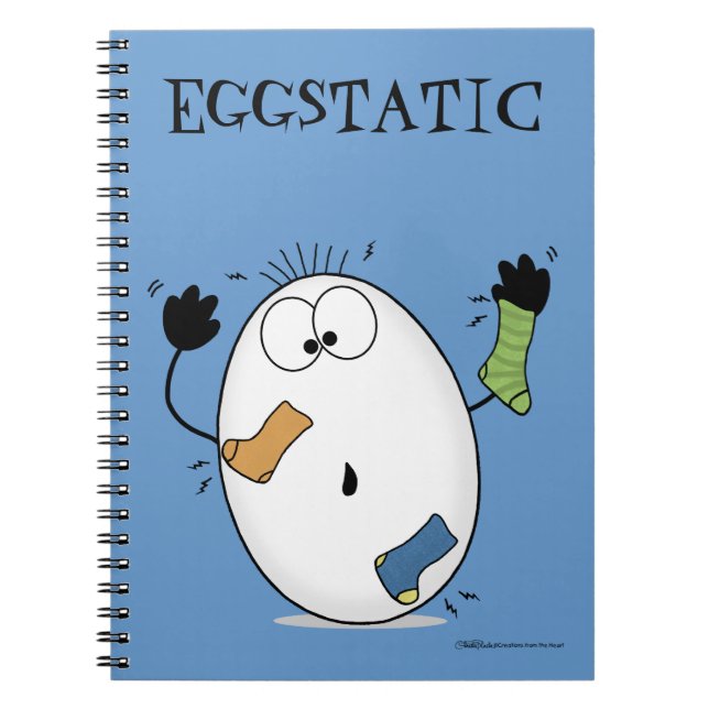 Eggstatic-Ei Notizblock (Vorderseite)