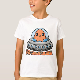 Eggstraterrestral! Niedliche Alien Egg UFO Puff T-Shirt