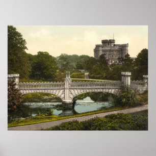 Eglinton Castle, Irvine, Ayrshire, archival print Poster