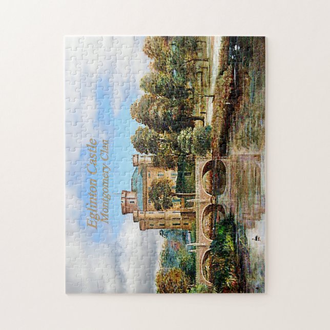 Eglinton Castle - Montgomery Scottish Clan Puzzle (Vertikal)