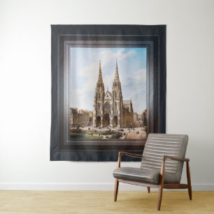 Église Sainte-Clotilde à Paris von Max Berthelin Wandteppich