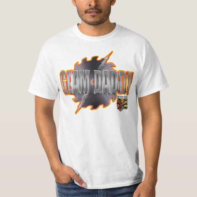 EGM Sawblade Glam Daddy T - Shirt (weiß) (Vorderseite)