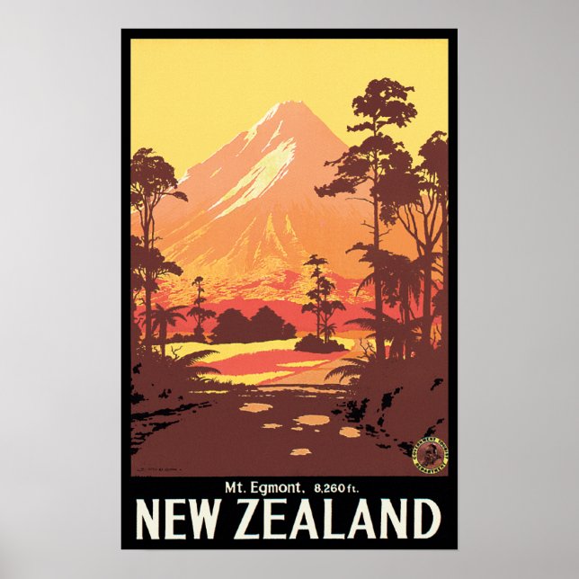 Egmont Neuseeland Poster (Vorne)