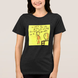 Ego in zerbrechlichen Stücken: Der Teenkampf Tri-Blend Shirt