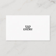 Ego Is The Enemy Minimalist Typewriter Business