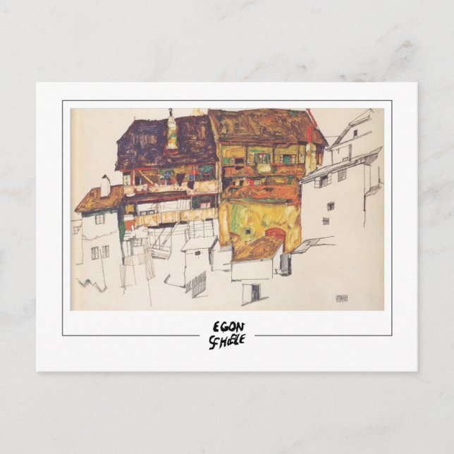 Egon Schiele #125-2 - Fine Art Postkarte (Vorderseite)