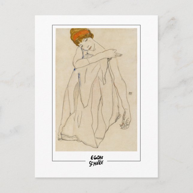 Egon Schiele #183 - Fine Art Postkarte (Vorderseite)
