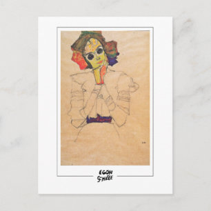 Egon Schiele #190-2 - Feine Kunst Postkarte