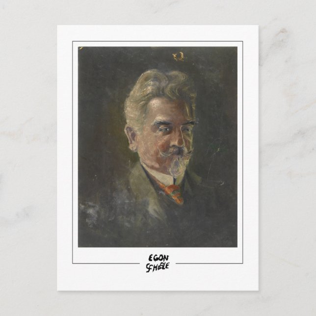 Egon Schiele #254-2 - Fine Art Postkarte (Vorderseite)