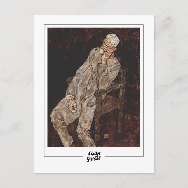 Egon Schiele #260-2 - Fine Art Postkarte (Vorderseite)