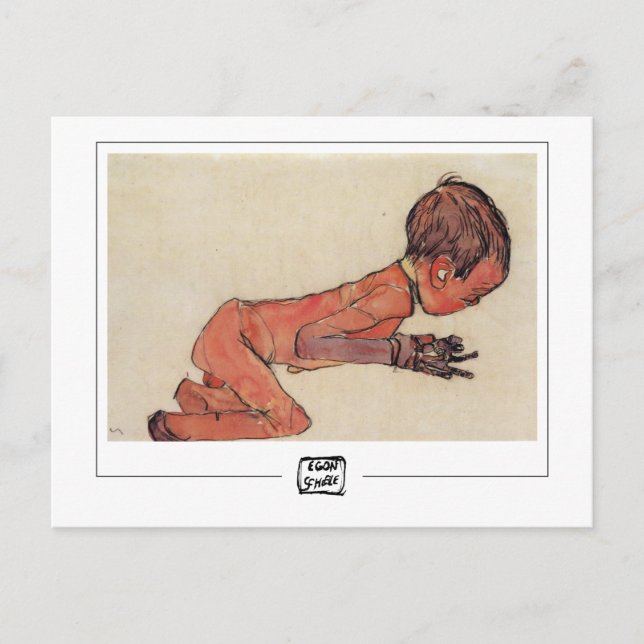 Egon Schiele #269-2 - Fine Art Postcard Postkarte (Vorderseite)