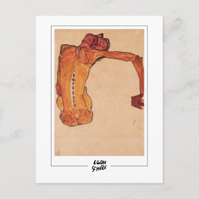 Egon Schiele #316-2 - Fine Art Postkarte (Vorderseite)