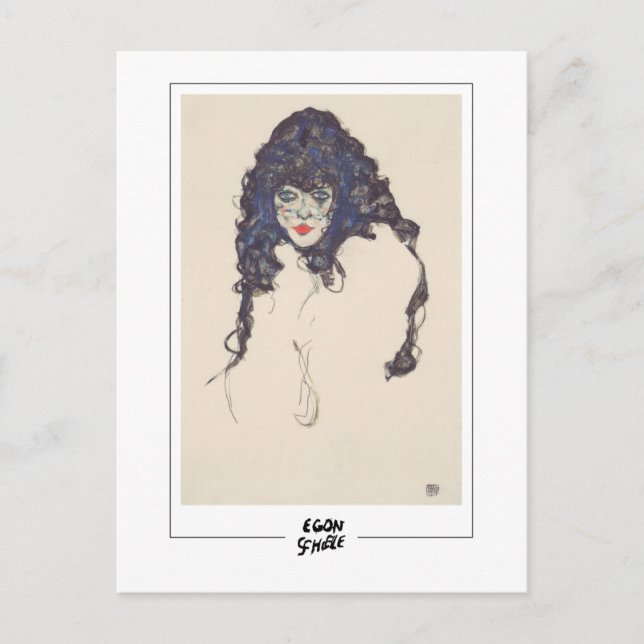 Egon Schiele #400-2 - Fine Art Postkarte (Vorderseite)