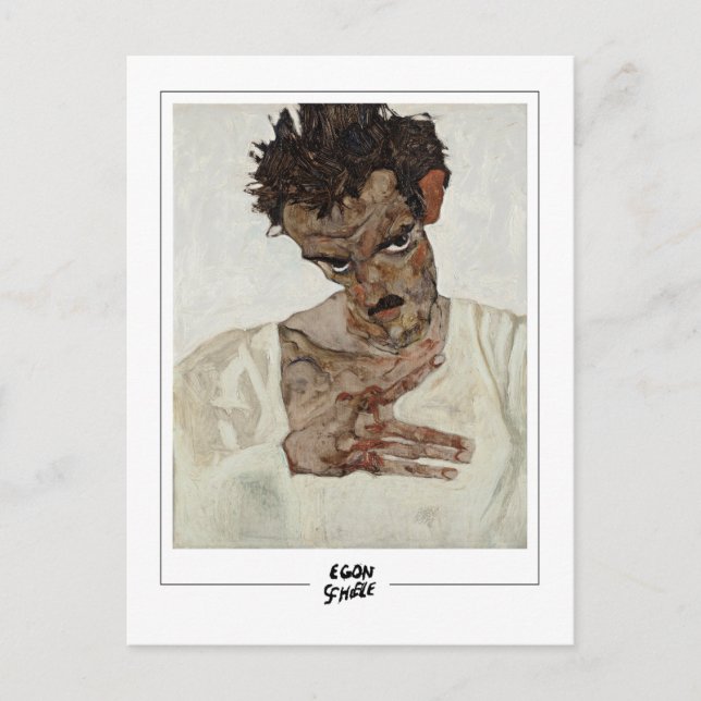 Egon Schiele #463-2 - Fine Art Postkarte (Vorderseite)