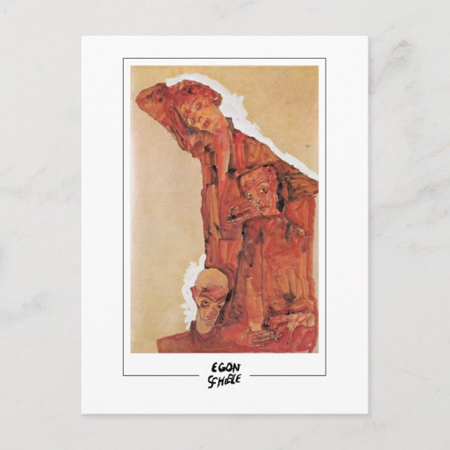 Egon Schiele #535 - Fine Art Postkarte (Vorderseite)