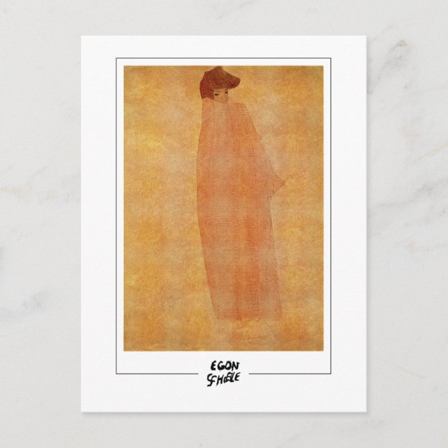 Egon Schiele #536-2 - Fine Art Postkarte (Vorderseite)