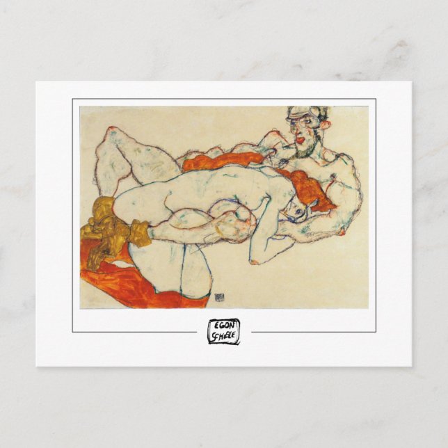Egon Schiele #6 - Fine Art Postcard Postkarte (Vorderseite)