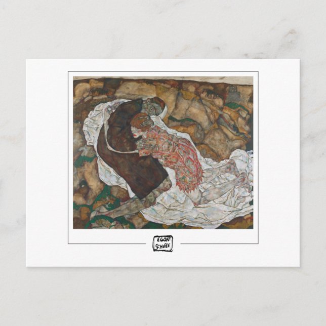 Egon Schiele #7 - Fine Art Postcard Postkarte (Vorderseite)