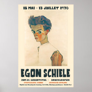 Egon Schiele Ausstellungsposter Staatsgalerie Poster