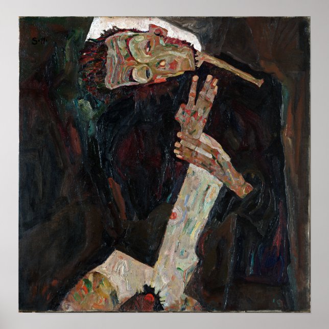 Egon Schiele Der Lyriker Poster (Vorne)