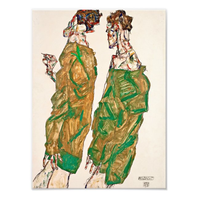 Egon Schiele - Einsatz Fotodruck (Vorne)