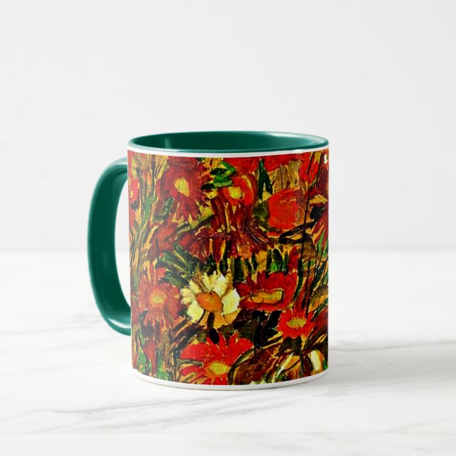 Egon Schiele - Feld der Blume. Tasse (Vorderseite Links)