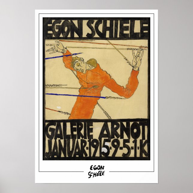 Egon Schiele Fine Art #231-2 Poster (Vorne)