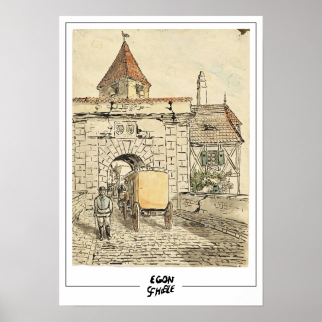 Egon Schiele Fine Art #628 Poster (Vorne)