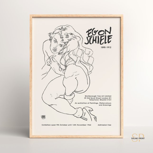 Egon Schiele Frau Ausstellung zur Print-Sitzecke Poster (Von Creator hochgeladen)