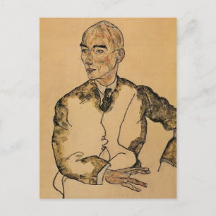 Egon Schiele - Portrait von Dr. Viktor Ritter Baue Postkarte
