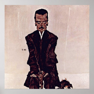 Egon Schiele - Portrait von Eduard Kosmack Poster
