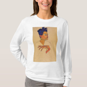 Egon Schiele - Selbstportrait mit Händen auf der B T-Shirt